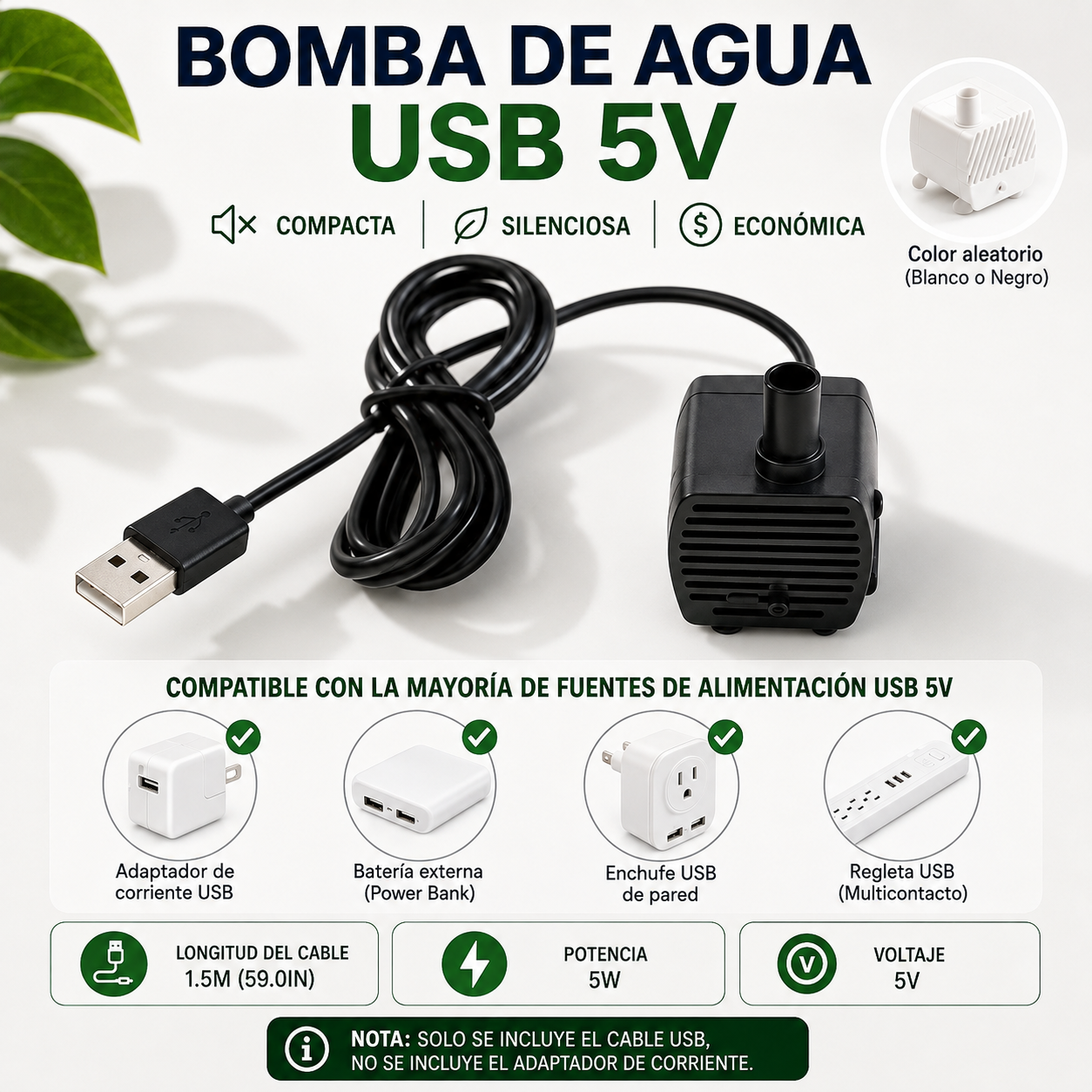 Fuente de agua para gatos 1 L – Agua fresca y filtrada en circulación continua