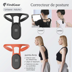 Capteur de posture GEAR PRO A7 porté sous un t-shirt