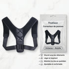 Correcteur de posture FindGear vu de dos