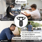 Application de suivi de posture GEAR PRO A7 sur smartphone