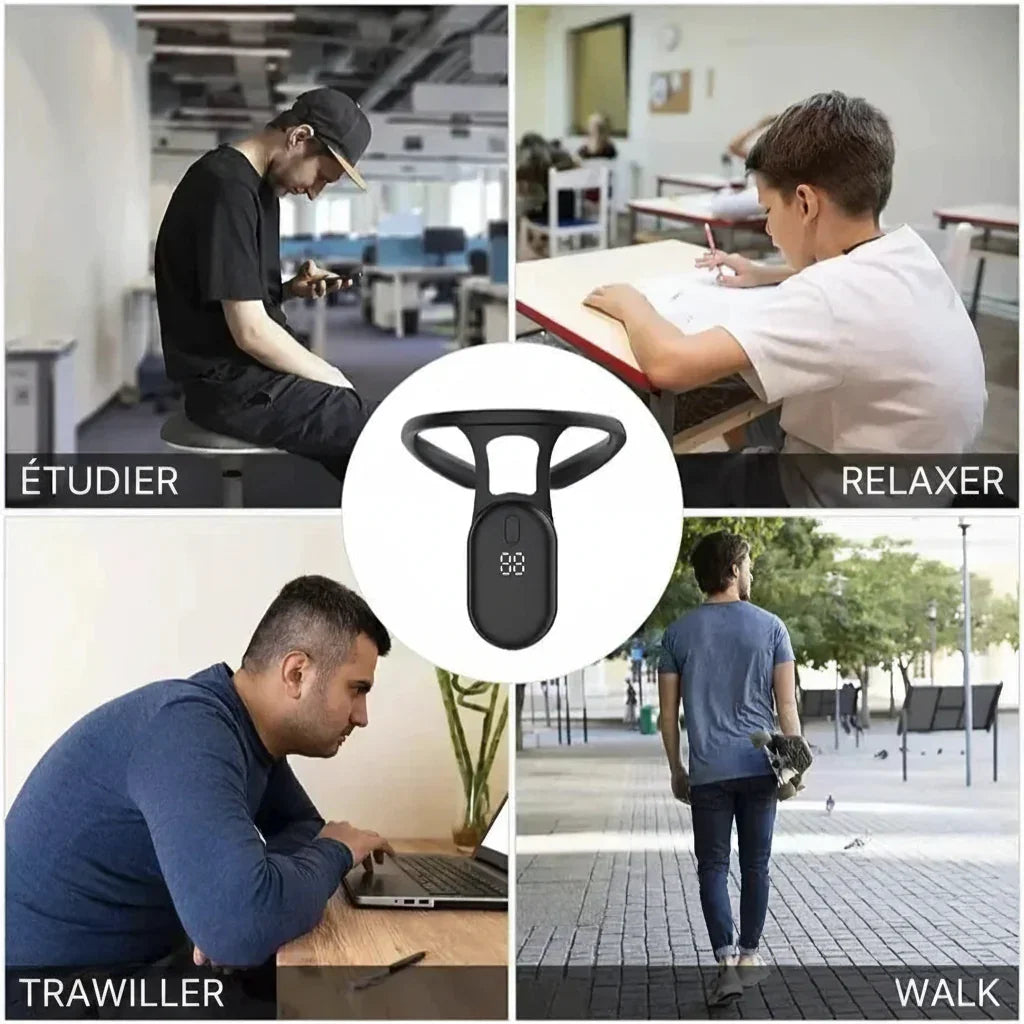 Correcteur De Posture Intelligent GEAR PRO A7 – Redresse Dos & Épaules